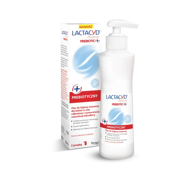 Lactacyd Pharma Prebiotic+ Płyn do higieny intymnej, 250 ml
