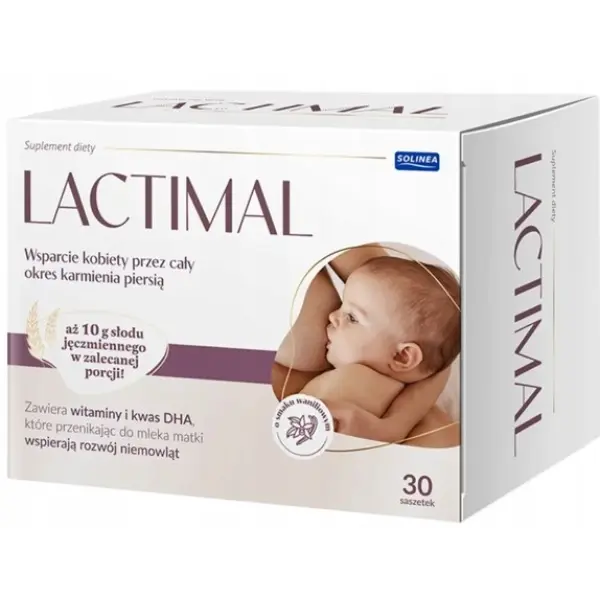 LACTIMAL DLA KOBIET W OKRESIE KARMIENIA KWAS DHA 30 SASZETEK