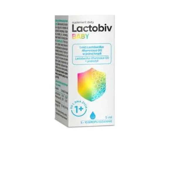 Lactobiv Baby Krople z prebiotykiem, 5ml