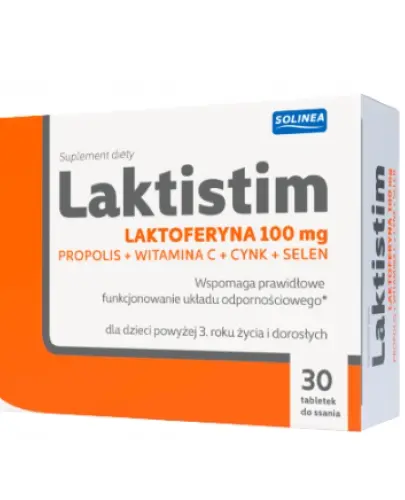 LAKTISTIM LAKTOFERYNA + PROPOLIS 30 KAPSUŁEK