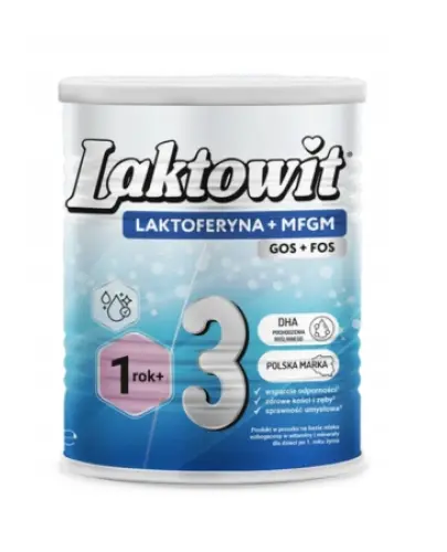  LAKTOWIT LAKTOFERYNA + MFGM 3 PROSZEK 400G 1ROK+