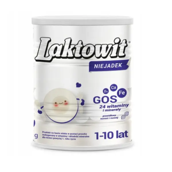 LAKTOWIT ODŻYWCZE MLEKO NIEJADEK 1-10LAT 400 G