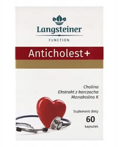 LANGSTEINER ANTICHOLEST+ CHOLINA NA CHOLESTEROL 60 KAPSUŁEK