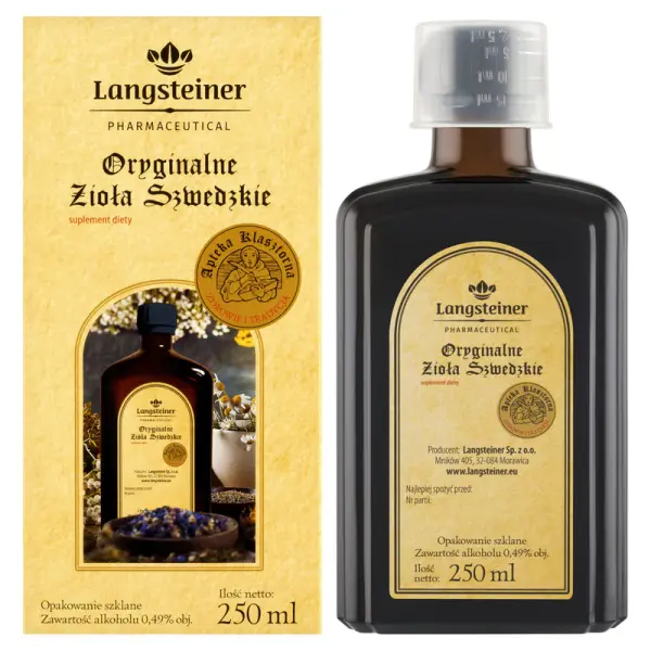 LANGSTEINER ORYGINALNE ZIOŁA SZWEDZKIE 250 ML