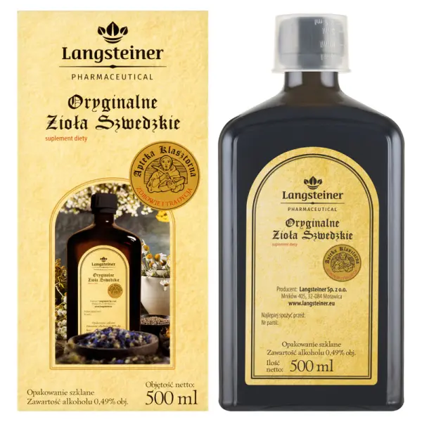 LANGSTEINER ORYGINALNE ZIOŁA SZWEDZKIE 500 ML
