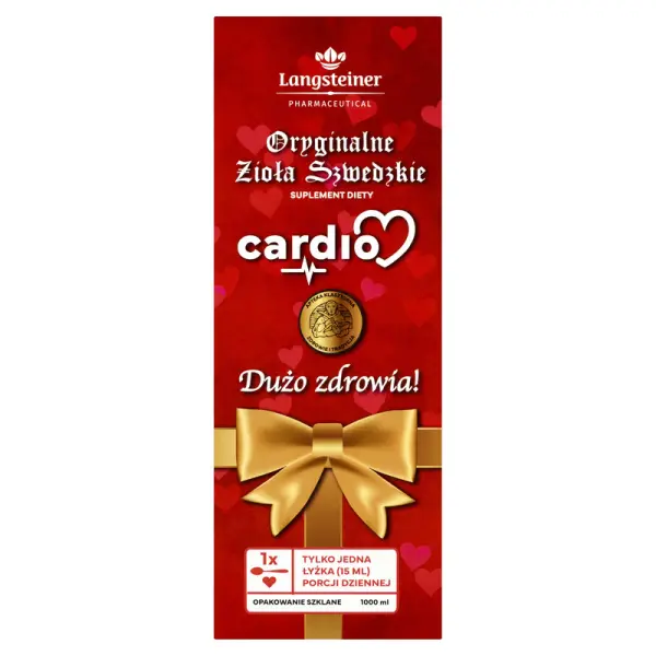 LANGSTEINER ORYGINALNE ZIOŁA SZWEDZKIE CARDIO 1000 ML