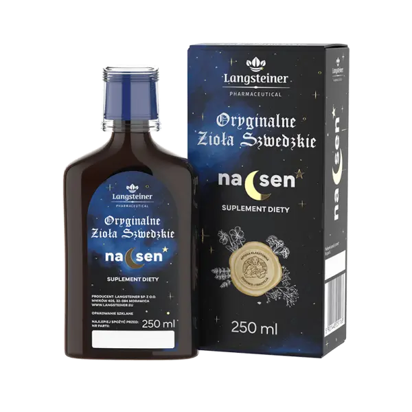 LANGSTEINER ORYGINALNE ZIOŁA SZWEDZKIE NA SEN 250 ML