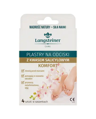 LANGSTEINER PLASTRY NA ODCISKI Z KWASEM SALICYLOWYM 4 SZTUKI