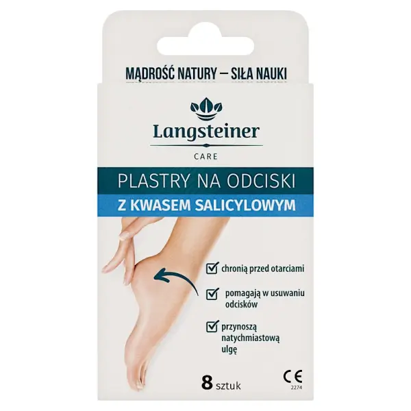 LANGSTEINER PLASTRY NA ODCISKI Z KWASEM SALICYLOWYM 8 SZTUK