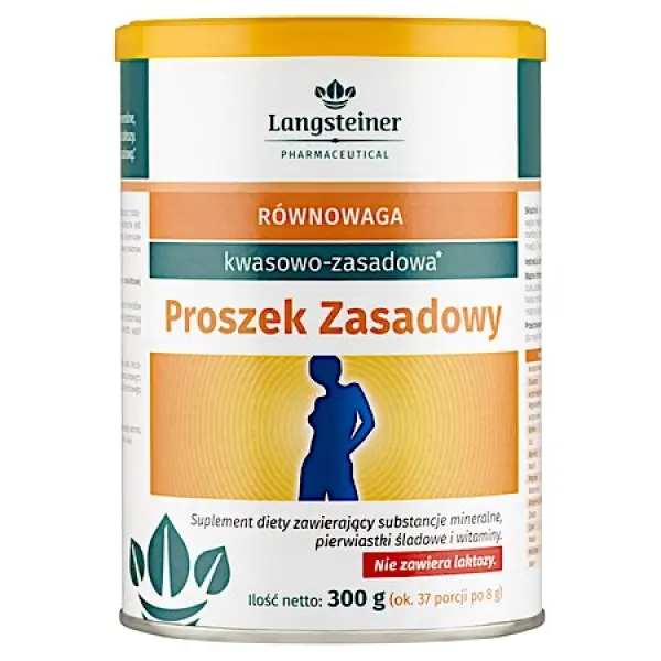 LANGSTEINER PROSZEK ZASADOWY RÓWNOWAGA KWASOWO-ZASADOWA 300 G