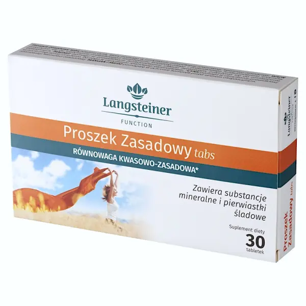 LANGSTEINER ZASADOWY TABS RÓWNOWAGA KWASOWO-ZASADOWA 30 TABLETEK