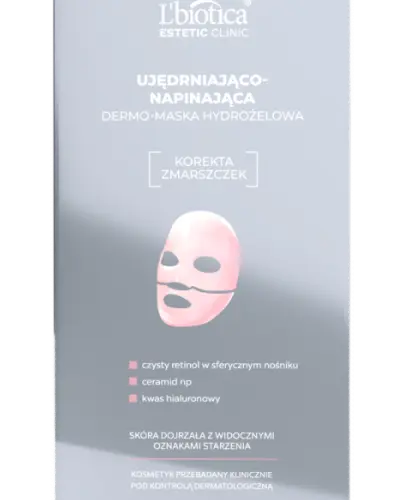 L'BIOTICA EC MESO UJĘDRNIAJĄCO-NAPINAJĄCA DERMO MASKA HYDROŻELOWA 1 SZT