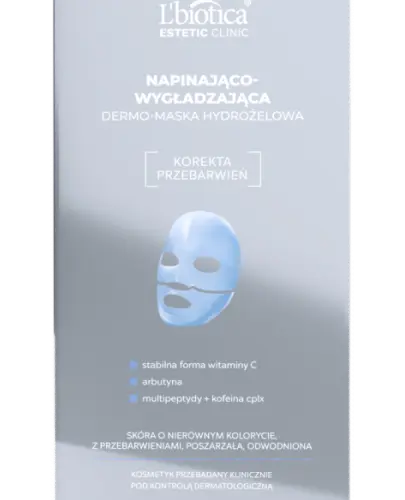 L'BIOTICA EC OXY NAPINAJĄCO-WYGŁADZAJĄCA DERMO MASKA HYDROŻELOWA 1 SZTUKA