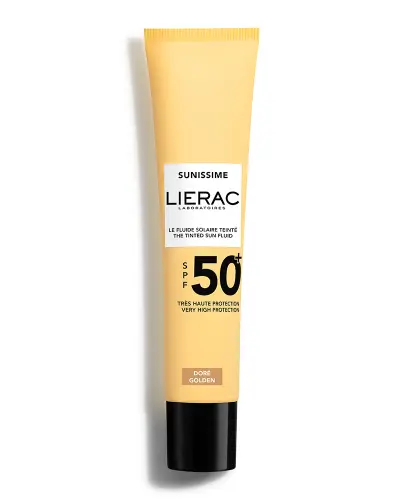 LIERAC SUNISSIME EMULSJA OCHRONNA DO TWARZY Z KOLOREM SPF 50 40 ML