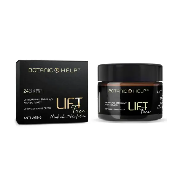 LIFT FACE KREM DO TWARZY LIFTINGUJĄCO-UJĘDRNIAJĄCY 50 ml BOTANIC HELP