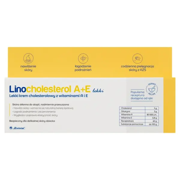LINOCHOLESTEROL A+E LEKKI KREM CHOLESTEROLOWY 80 G 