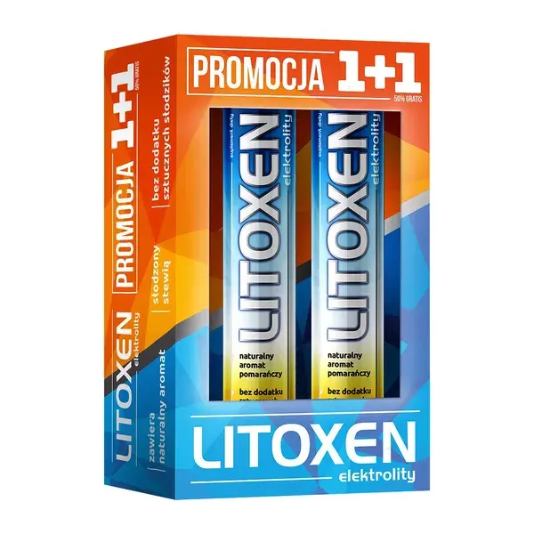 Litoxen Elektrolity, 2 x 20 tabletki musujące