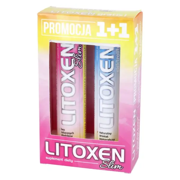 Litoxen Slim Zestaw Litoxen Slim, 20 tabletek musujących + 
