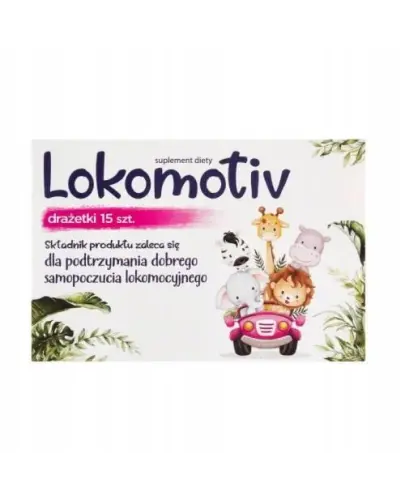 LOKOMOTIV na chorobę lokomocyjną 15 drażetek