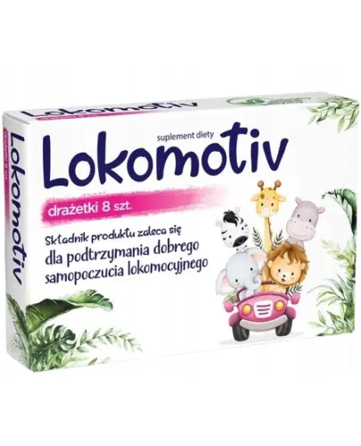 LOKOMOTIV na chorobę lokomocyjną 8 drażetek