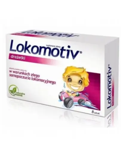 LOKOMOTIV na chorobę lokomocyjną 8 drażetek