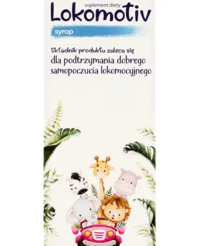LOKOMOTIV NA CHOROBĘ LOKOMOCYJNĄ DLA DZIECI 3+ SYROP 130 ML