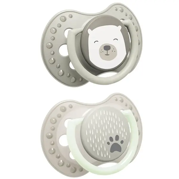 LOVI SMOCZEK SILIKONOWY DYNAMICZNY 0-6m BUDDY BEAR 2SZT 
