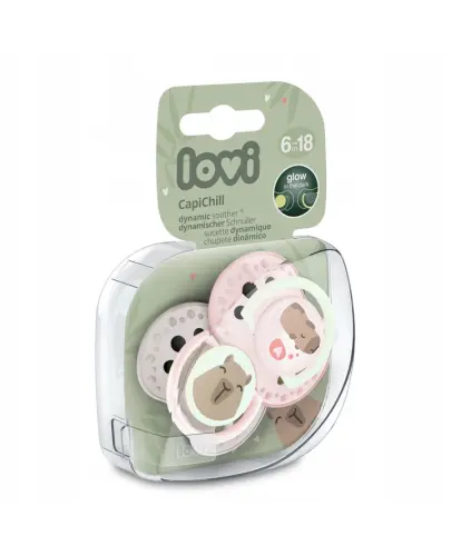 LOVI SMOCZEK SILIKONOWY DYNAMICZNY CAPICHILL GIRL 6-18M 2SZT.