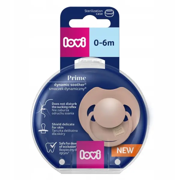LOVI SMOCZEK SILIKONOWY DYNAMICZNY PRIME BLUSH 0-6M 1SZT.