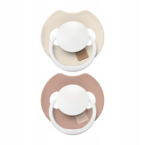 LOVI SMOCZEK SILIKONOWY DYNAMICZNY PRIME IVORY GLOW/BLUSH GLOW 6-18m 2SZT