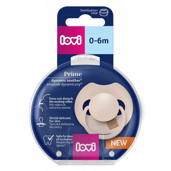 LOVI SMOCZEK SILIKONOWY DYNAMICZNY PRIME NUDE 0-6M 1SZT