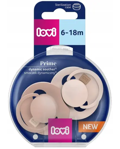 LOVI SMOCZEK SILIKONOWY DYNAMICZNY PRIME NUDE/BLUSH 6-18M 2SZT.