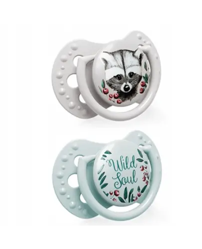 Lovi Wild Soul Boy Smoczek silikonowy dynamiczny 3-6m 22/883, 2 sztuki