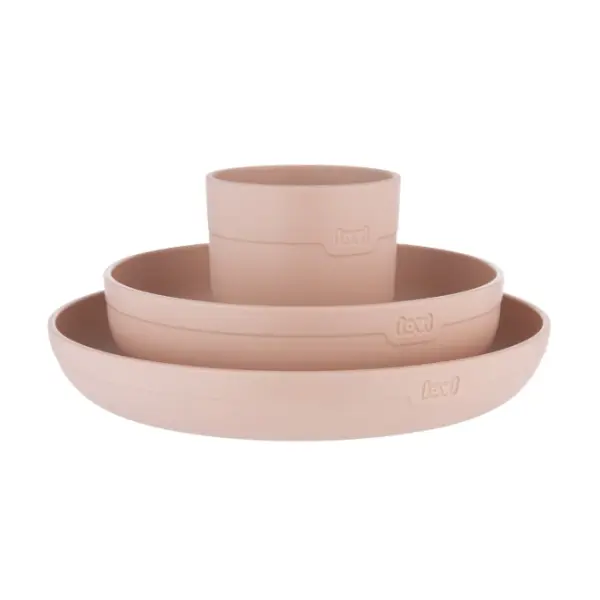 LOVI ZESTAW NACZYŃ Z KUBKIEM NUDE 21/533