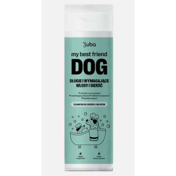 LUBA My best friend DOG Szampon dla psów, włosy długie 200 ml