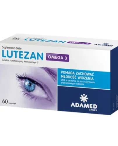 LUTEZAN OMEGA 3 luteina + kwasy omega 3 60 kaps.