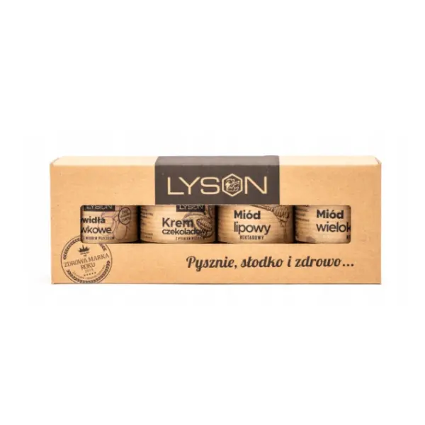 ŁYSOŃ ZESTAW 4 MIODÓW X 40 G MIX