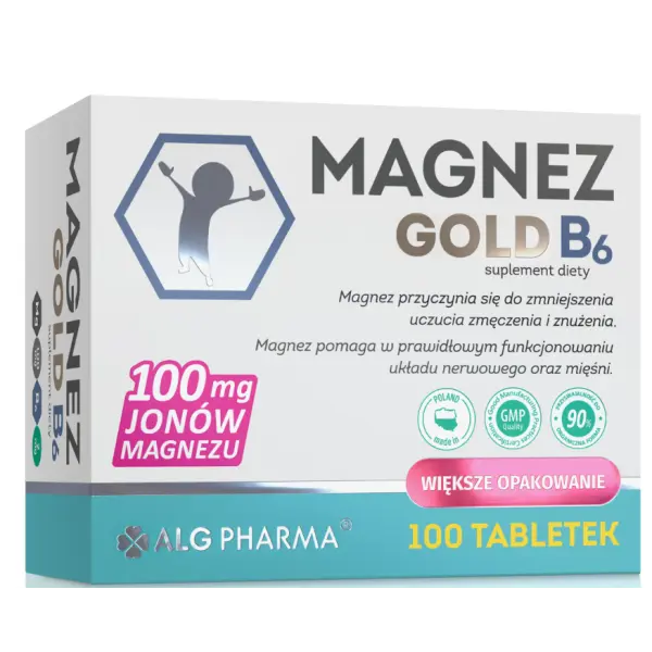 MAGNEZ GOLD B6 100 MG 100 TABLETEK ALG PHARMA