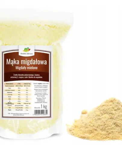 Mąka migdałowa 1 kg SŁODKIE ZDROWIE