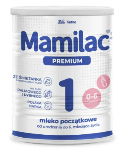 MAMILAC PREMIUM 1 MLEKO POCZĄTKOWE OD URODZENIA DO 6 MŻ 400 G 