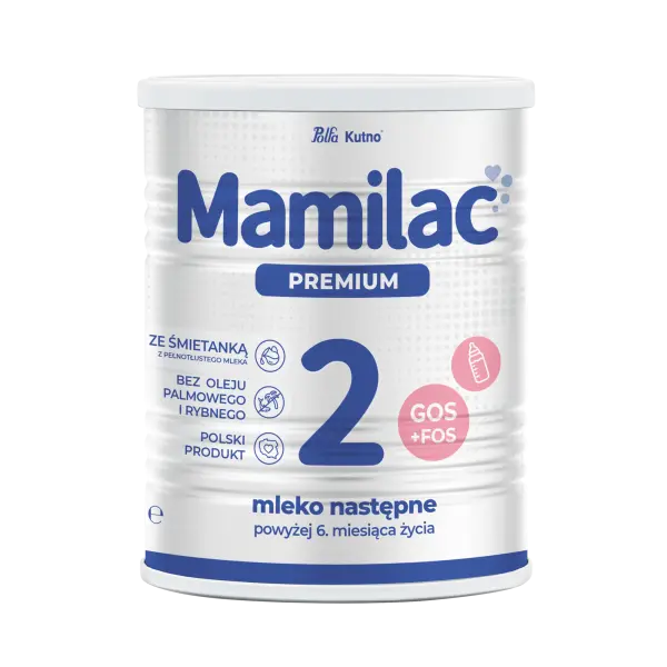 MAMILAC PREMIUM 2 MLEKO NASTĘPNE DLA NIEMOWLĄT 400 G 