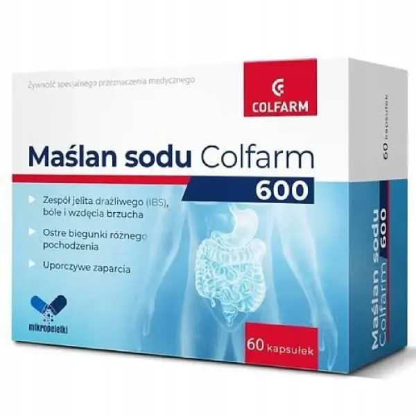 MAŚLAN SODU 600  60 KAPSUŁEK COLFARM 