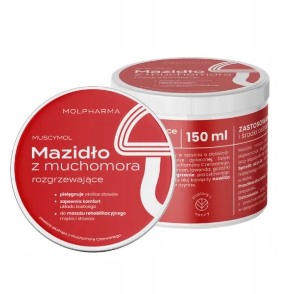 MAZIDŁO Z MUCHOMORA ROZGRZEWAJĄCE 150ML 