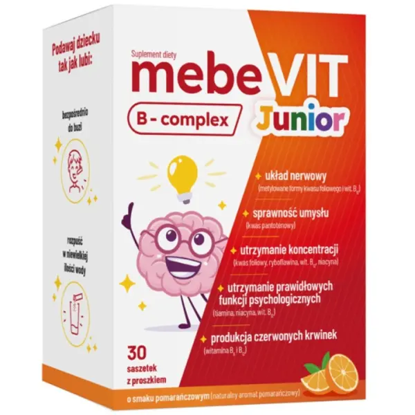 MEBEVIT B-COMPLEX JUNIOR 30 SASZETEK