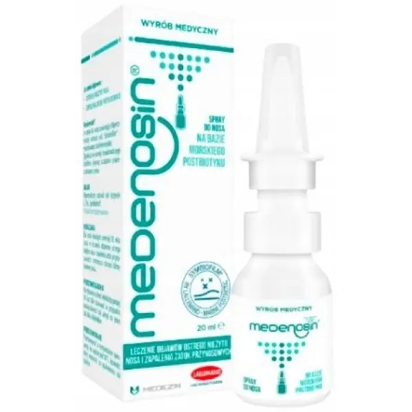 MEDENOSIN SPRAY DO NOSA NA KATAR NIEŻYT NOSA 20 ML 