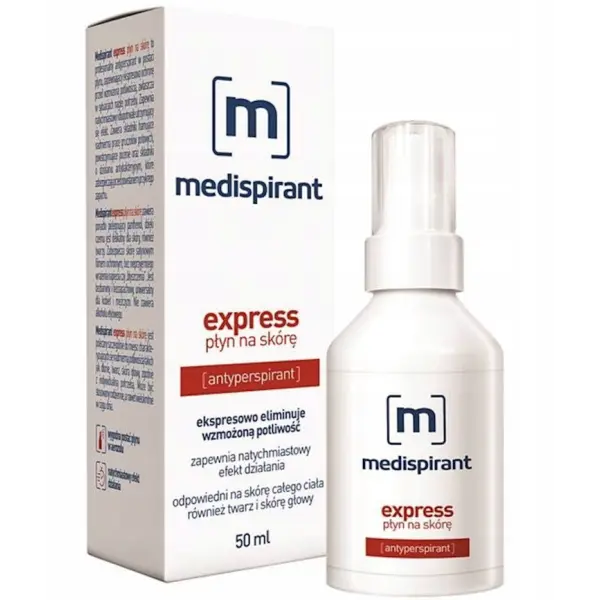 MEDISPIRANT EXPRESS płyn na skórę antyperspirant 50 ml