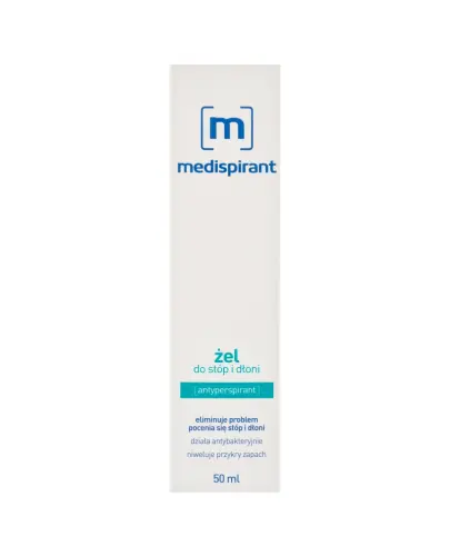 MEDISPIRANT żel do stóp i dłoni antyperspirant 50 ml