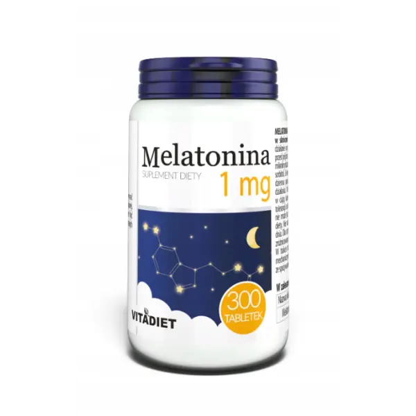 MELATONINA 1 MG 300 TABLETEK VITADIET 