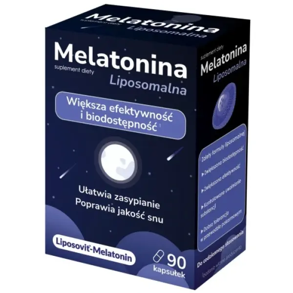 Melatonina liposomalna 1mg 90 kapsułek DOMOWA APTECZKA