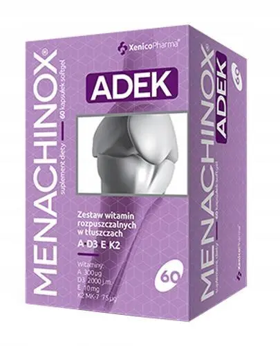  Menachinox ADEK, 60 kapsułek 